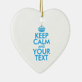 保パーソナライズされたCALM セラミックオーナメント (右)