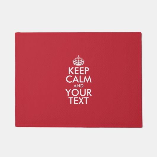 保パーソナライズされたCALM ドアマット (正面)