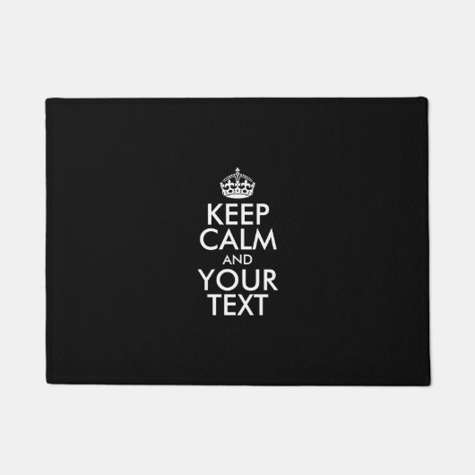 保パーソナライズされたCALM ドアマット (正面)