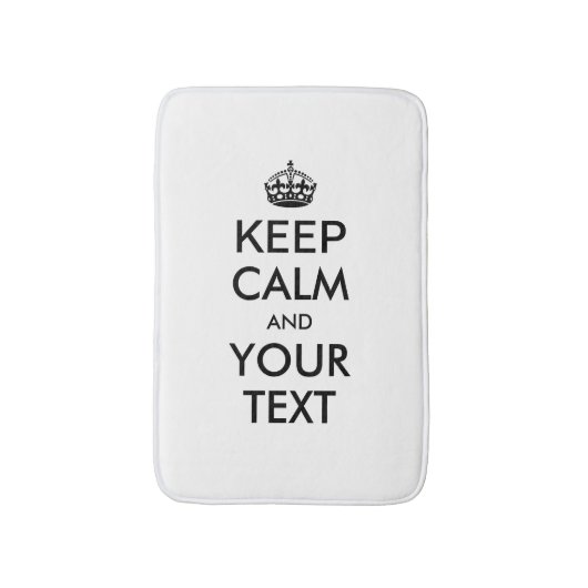 保パーソナライズされたCALM バスマット (正面縦)