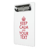 保パーソナライズされたCALM ミニクリップボード (アングル2)