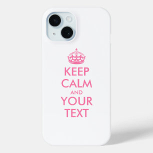 保パーソナライズされたCALM iPhone 15ケース