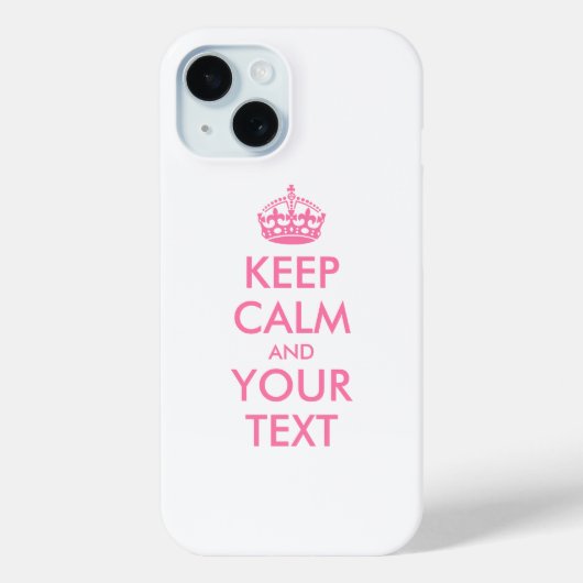 保パーソナライズされたCALM Case-Mate iPhoneケース (裏面)