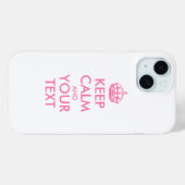 保パーソナライズされたCALM Case-Mate iPhoneケース (裏面 (横))