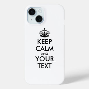 保パーソナライズされたCALM iPhone 15ケース