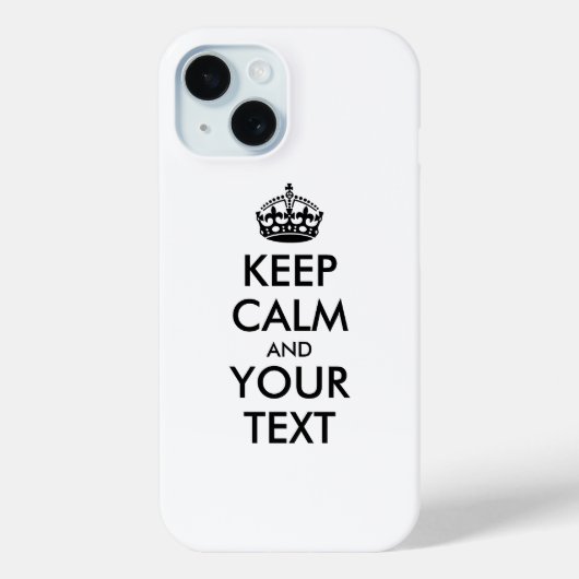 保パーソナライズされたCALM Case-Mate iPhoneケース (裏面)