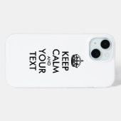 保パーソナライズされたCALM Case-Mate iPhoneケース (裏面 (横))