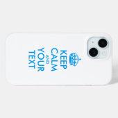 保パーソナライズされたCALM Case-Mate iPhoneケース (裏面 (横))