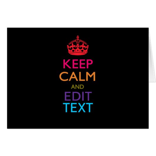 保パーソナライズされたCALM Have Your Text 数々の-Colored (正面横)