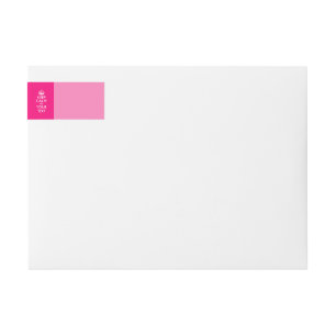 保パーソナライズされたCALM Have Your Text Hot Pink ラップアラウンドラベル