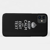 保パーソナライズされたCALM Have Your Text on Black Case-Mate iPhoneケース (裏面(横))