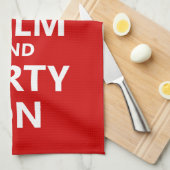 保パーティー キッチンタオル (四つ折り)