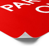 保パーティー ポスター (角)