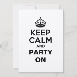 保パーティー 招待状