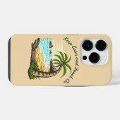 保ビーチオン iPhoneケース (裏面横)