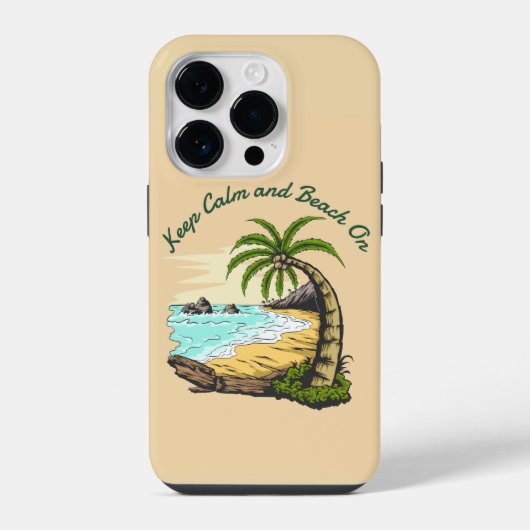 保ビーチオン iPhoneケース (裏面)