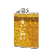 保ビールのテキストを落ち着けカッコいいて フラスク (左)