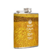 保ビールのテキストを落ち着けカッコいいて フラスク (右)