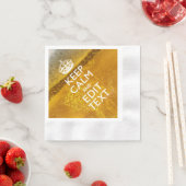 保ビールのテキストを落ち着けカッコいいて 縁ありカクテルナプキン (インサイチュ)