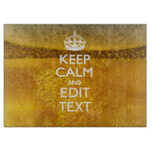 保ビールのテキストを落ち着け素晴らして カッティングボード (正面)