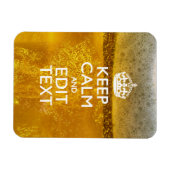 保ビールのテキストを落ち着け素晴らして マグネット (横)