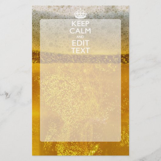 保ビールのテキストを落ち着け素晴らして 便箋 (正面)