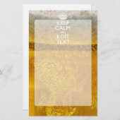 保ビールのテキストを落ち着け素晴らして 便箋 (正面/裏面)