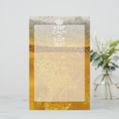 保ビールのテキストを落ち着け素晴らして 便箋 (スタンド正面)