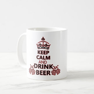保ビールを飲む – BEER LOVE コーヒーマグカップ