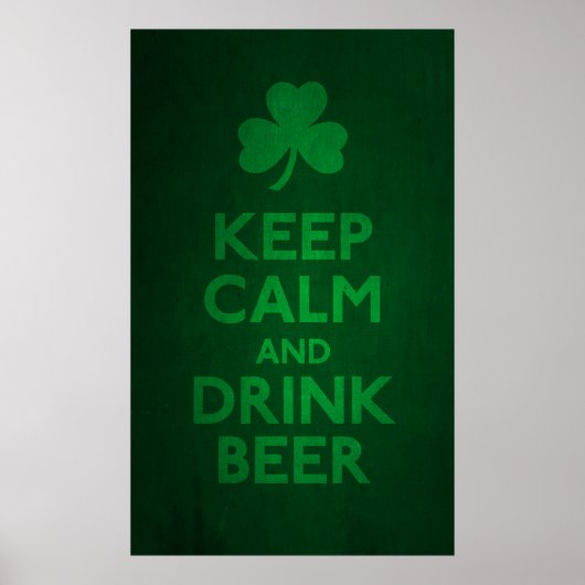 保ビールプリント ポスター (正面)