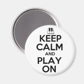 保ピアノ遊に乗る マグネット (正面/裏面)