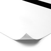 保ピザ食べ ポスター (角)