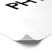 保フィジカルセラピーに集中して落ち着く ポスター (角)