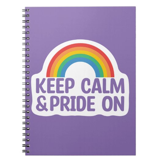 保プライド |ゲイプライド月 ノートブック (正面)