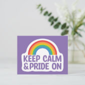 保プライド |ゲイプライド月 ポストカード (スタンド正面)