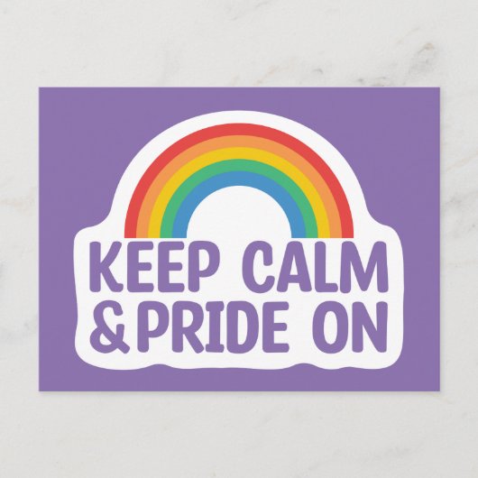 保プライド |ゲイプライド月 ポストカード (正面)