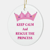 保プリンセス セラミックオーナメント (左)