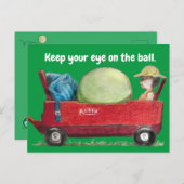 保ボールを見るハガキ ポストカード (正面/裏面)