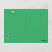 保ボールを見るハガキ ポストカード (裏面)