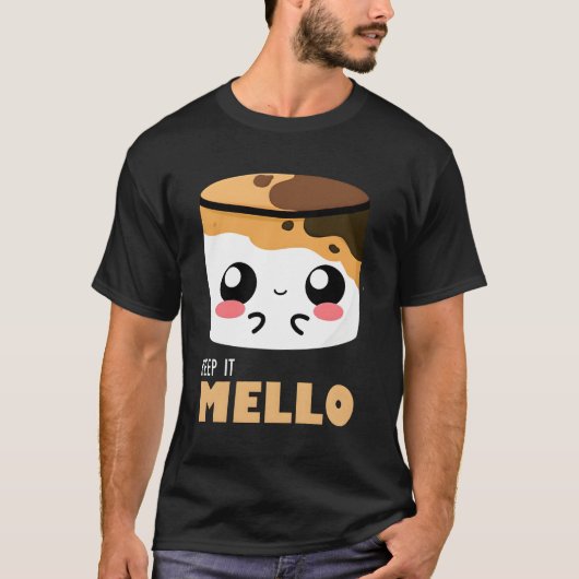 保マシュメロス色 Tシャツ (正面)