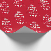 保メリークリスマスおもしろい休暇 ラッピングペーパー (角)