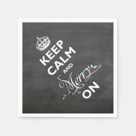 保メリーホリおもしろいー スタンダードカクテルナプキン