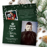 保メリーChalkboardのクリスマスおもしろい シーズンカード<br><div class="desc">静保かな上で、暗い緑のチョークメリーボードのヴィンテージの後のパンデミックな休日おもしろい/クリスマスの写真カード。fat*fa*tinで設計。簡単おカスタマイズ客様の文字、写真または画像と一緒に。おカスタム願い連絡はfat*fa*tin。請求カスタム料が適用される。 www.zazzle.com/fat_fa_tin www.zazzle.com/color_therapy www.zazzle.com/fatfatin_blue_knot www.zazzle.com/fatfatin_red_knot www.zazzle.com/fatfatin_box www.zazzle.com/fatfatin_design www.zazzle.com/fatfatin_ink</div>