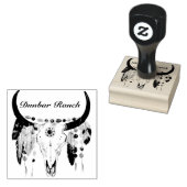 保モダン保スカル業又は名称 ラバースタンプ (押印)