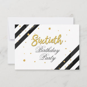 保モダン保60誕生日 招待状