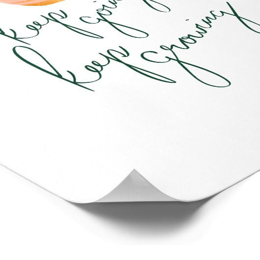 保モダン保Growing Writhaph Plant ポスター (角)