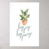 保モダン保Growing Writhaph Plant ポスター (正面)