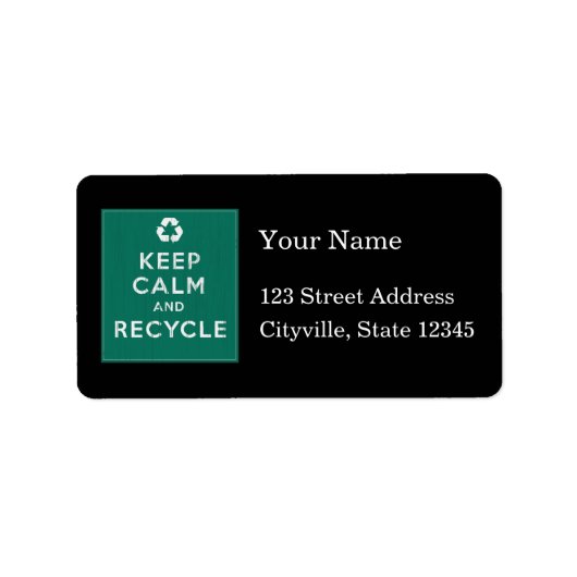 保リサイクル ラベル (正面)