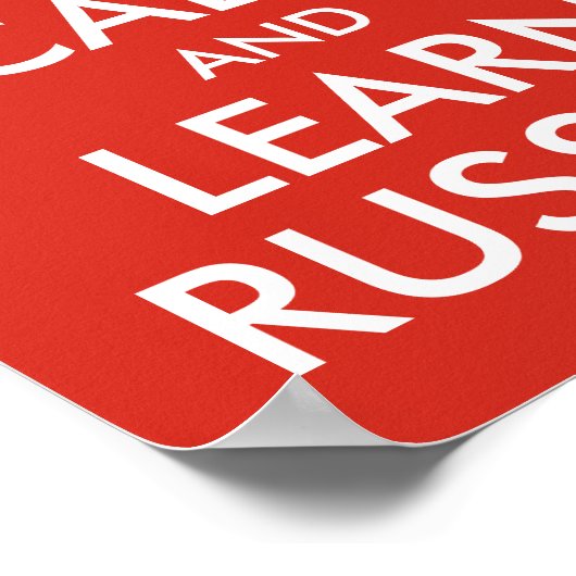 保ロシアの穏や学 ポスター (角)