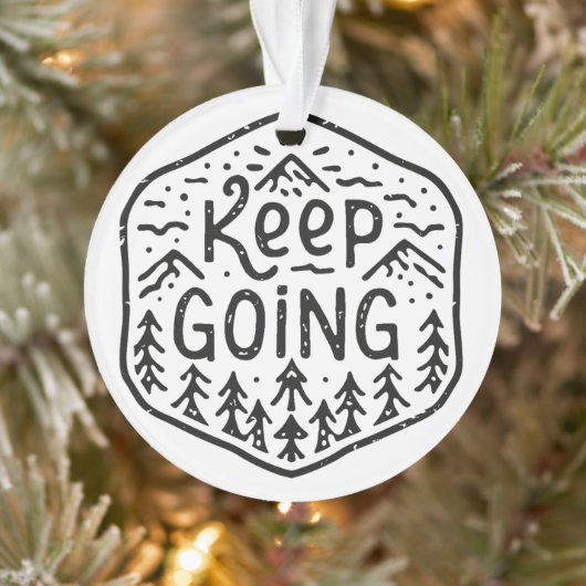 保与え山に行く オーナメント (ツリー)